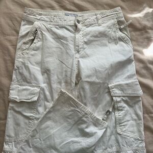 Zara White Cargo pants